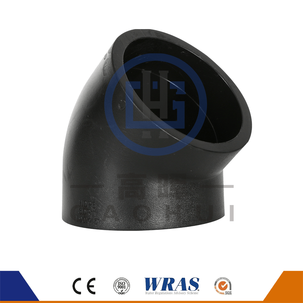 Comhleá Soicéad HDPE 45 ° Elbow