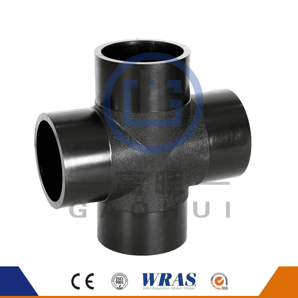 Cros comhleá HDPE Butt Fusion Cother Cother Cothrom do Phíobán Uisce